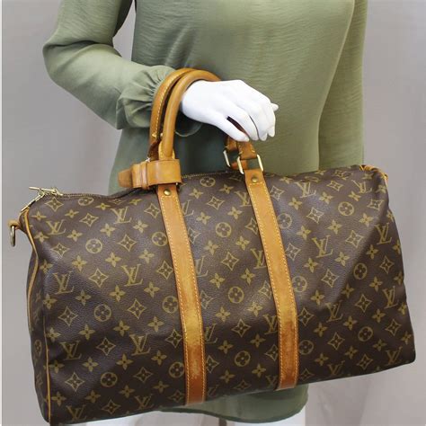 louis vuitton keepall bandouliere 45 monogram|Louis Vuitton Keepall 45 price.